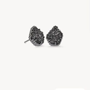 Kendra Scott Gunmetal Stud Earrings